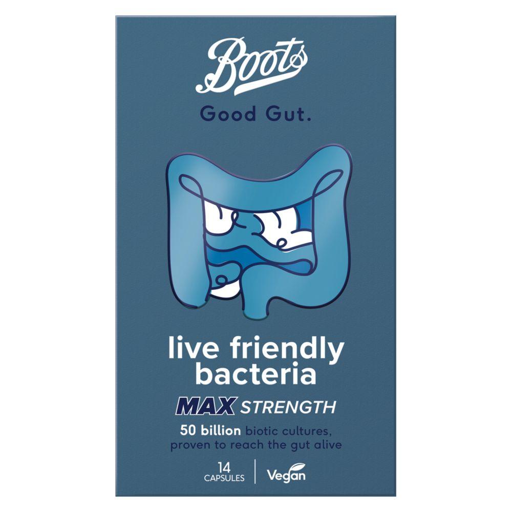 Good Gut Live Friendly Bacteria Max Strength 14 Capsules