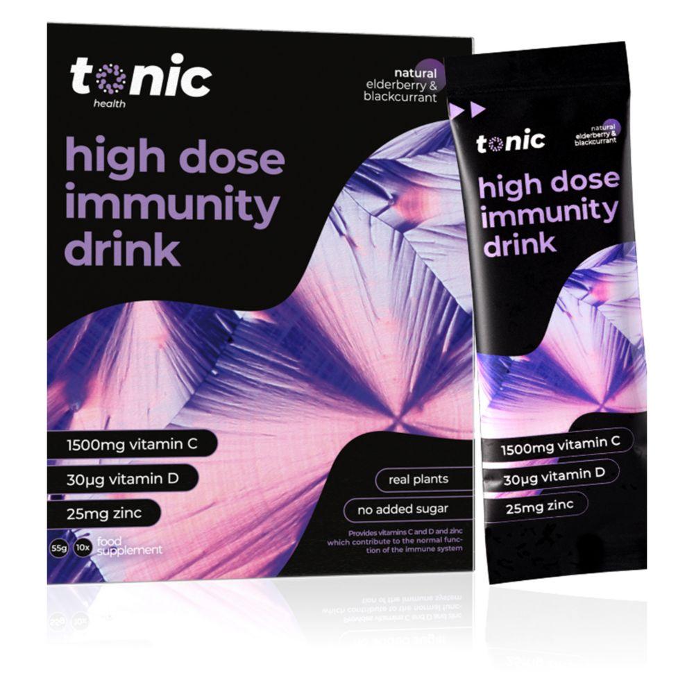 Elderberry & Blackcurrant Sachets With Vitamins C, D And Zinc - 10