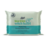 Tea Tree & Witch Hazel Biodegradable Cleansing & Toning Wipes 25S