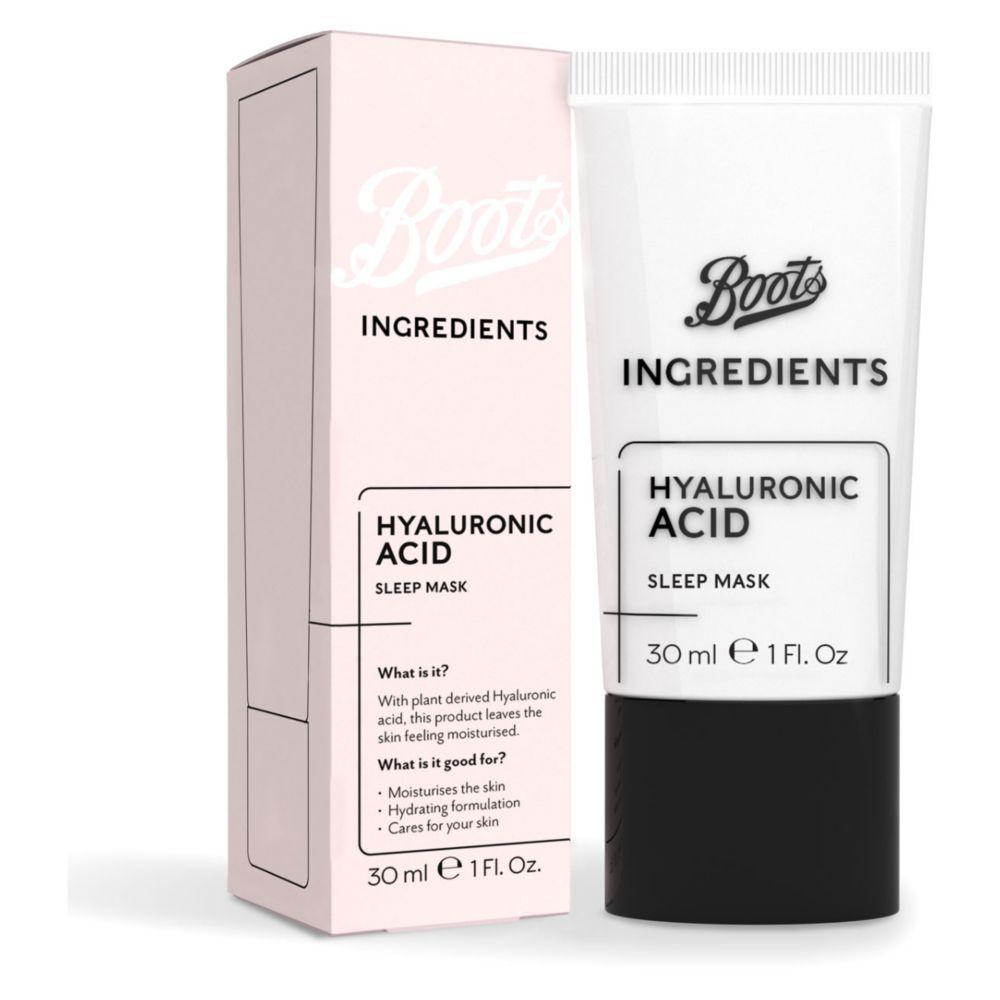 Ingredients Hyaluronic Acid Sleep Mask 30Ml