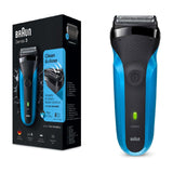 Series 3 310S Wet & Dry Electric Shaver For Men / Rechargeable Electric Razor, Blue