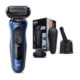 Series 6 60-B7200Cc Electric Shaver For Men With Smartcare Center, Precision Trimmer, Blue