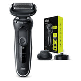 Series 5 50-W4200Cs Electric Shaver For Men With Charging Stand, Precision Trimmer, Black/White