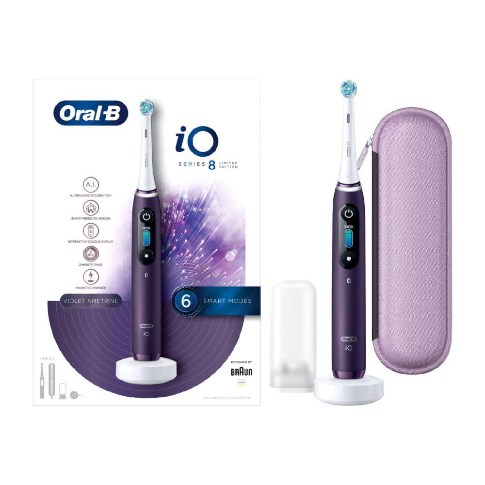 Io8 Electric Toothbrush Violet Ametrine With Limited Edition Travel Case