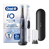 Io8 Electric Toothbrush White Alabaster & Black Onyx Duo Pack