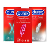 Thin Feel Condoms Bundle (3 X 12 Pack)