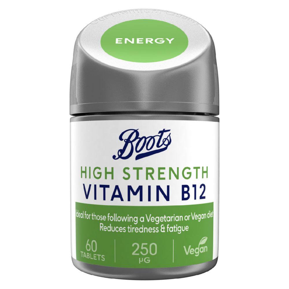 High Strength Vitamin B12, 60 Tablets