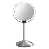 Sensor Mirror Mini, 10X Magnification, Brushed Stainless Steel