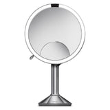 Sensor Mirror Trio, 1X 5X And 10X Magnification, Brushed Stainless Steel