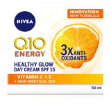 Q10 Energy Healthy Glow Face Day Cream With Vitamin C 50Ml
