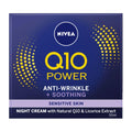 Q10 Power Anti-Wrinkle Sensitive Face Night Cream Moisturiser 50Ml