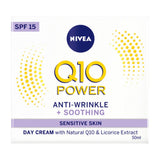 Q10 Power Anti-Wrinkle Sensitive Face Cream Moisturiser 50Ml