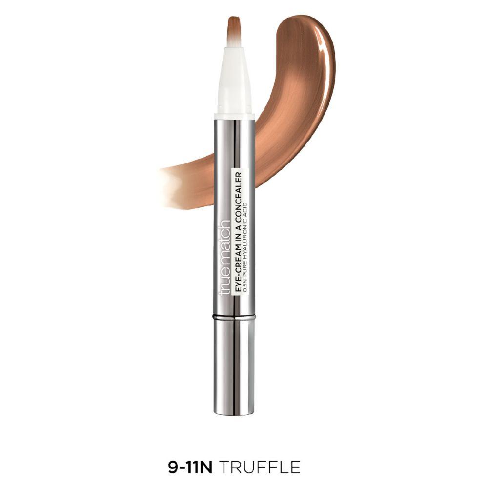 Paris True Match Eye Cream In A Concealer, Hyaluronic Acid, Natural Finish, Buildable Coverage, Spf 20