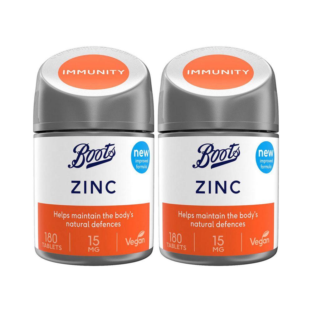Zinc 15Mg Bundle: 2 X 180 Tablets (1 Year Supply)