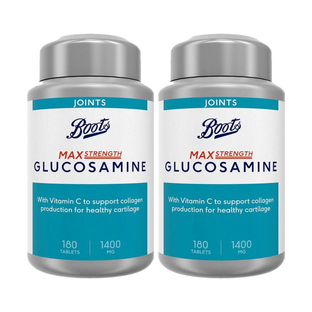 Max Strength Glucosamine Bundle: 2 X 180 Tablets (1 Year Supply)