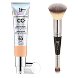 Cosmetics Cc+ Cream - Medium Tan & Heavenly Luxe Complexion Brush Duo