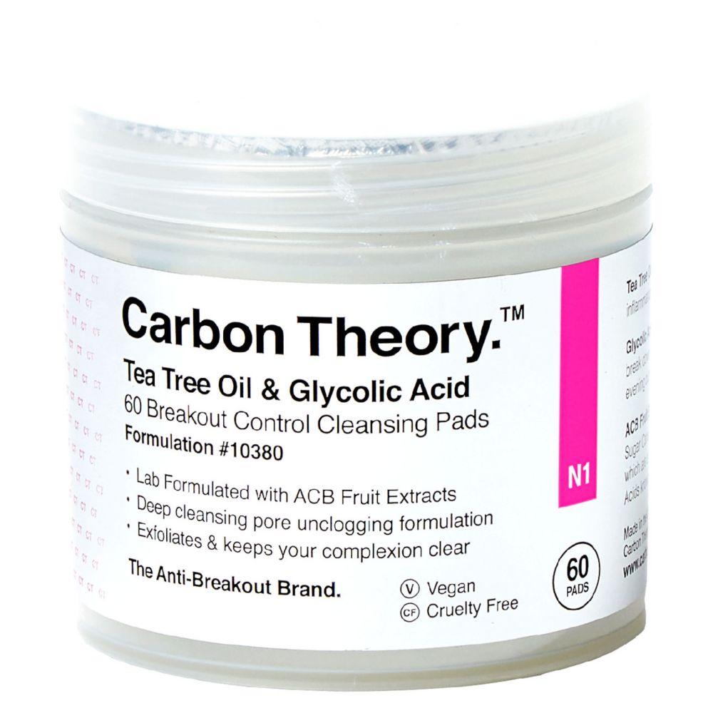 Tea Tree Oil & Glycolic Acid Breakout Control Cleansing 60 Pads