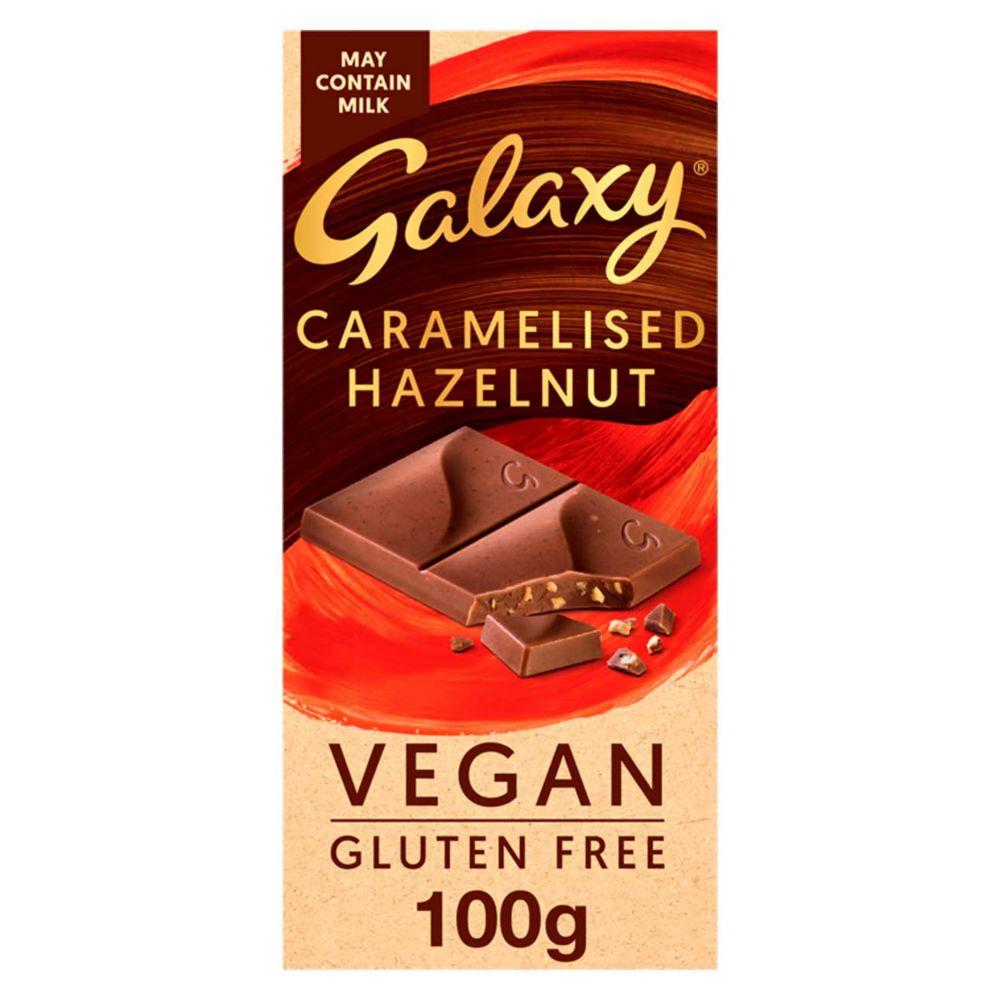 Vegan Caramelised Hazelnut Chocolate Bar 100G