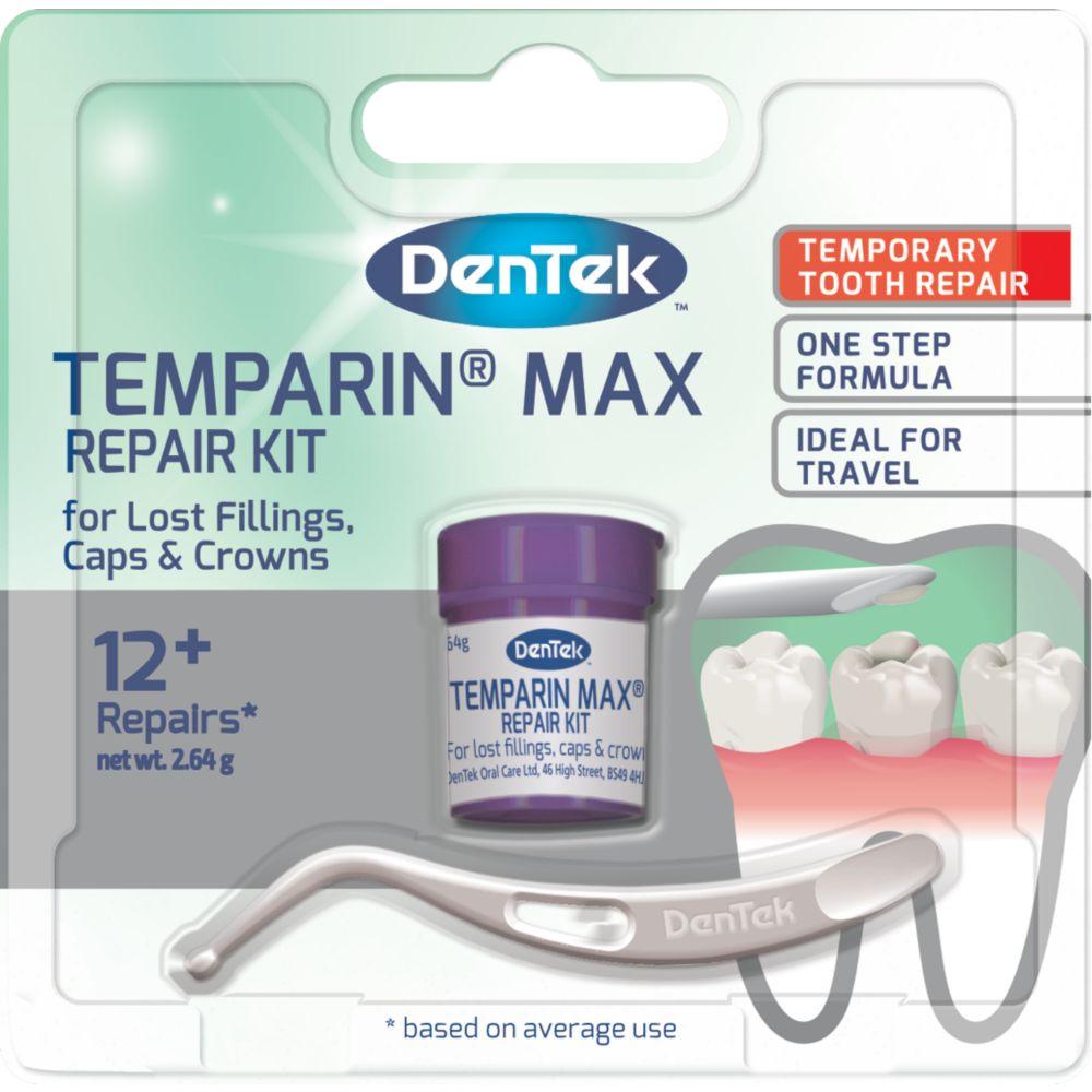 DenTek Temparin Max Advanced Dental Repair Kit For Caps & Fillings