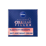 Cellular Elasticity Night Cream Face Moisturiser With Hyaluronic Acid, 50Ml