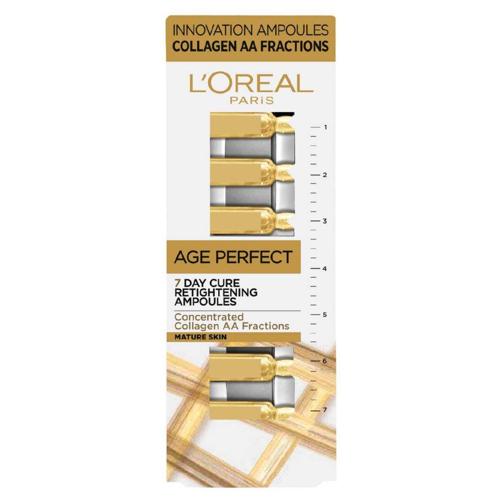 Paris Age Perfect Retightening Collagen Ampoules For Mature Skin 1.3Ml X7