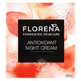 Florena Fermented Skincare Anti-Oxidant Night Cream Face Moisturiser, 50ml